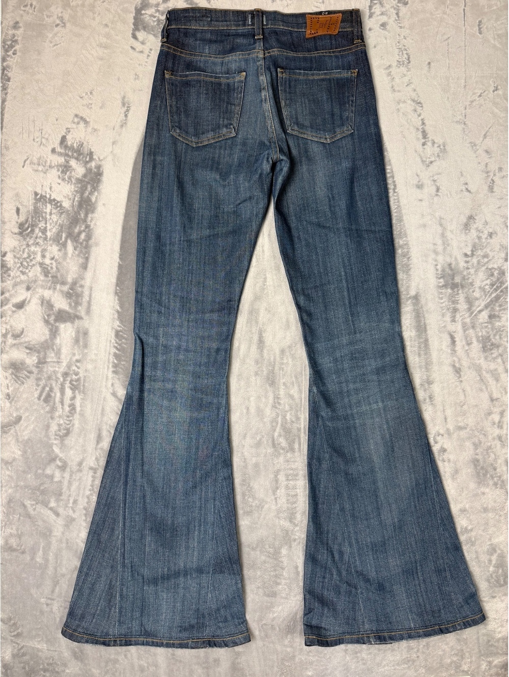 Citizens of Humanity Angie Super Flare Jeans Size 25 Blue Y2K Stretch Denim
